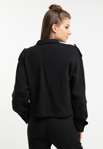 MYMO Sweatjacke in Schwarz