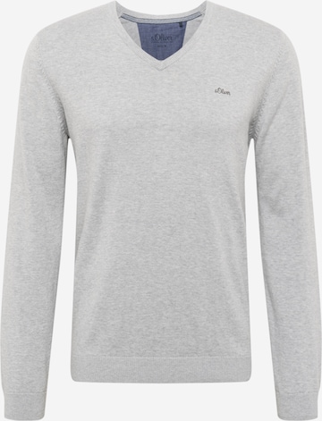 s.Oliver Sweater in Grey: front