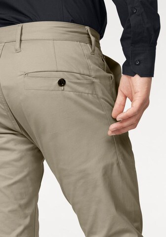 G-Star RAW Slimfit Hose 'Bronson' in Beige