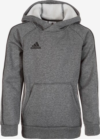 ADIDAS PERFORMANCE Athletic Sweatshirt 'Core 18' in Grey: front
