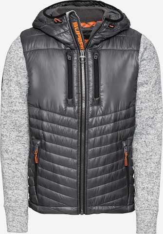 Superdry Tussenjas 'Storm' in Grijs: voorkant