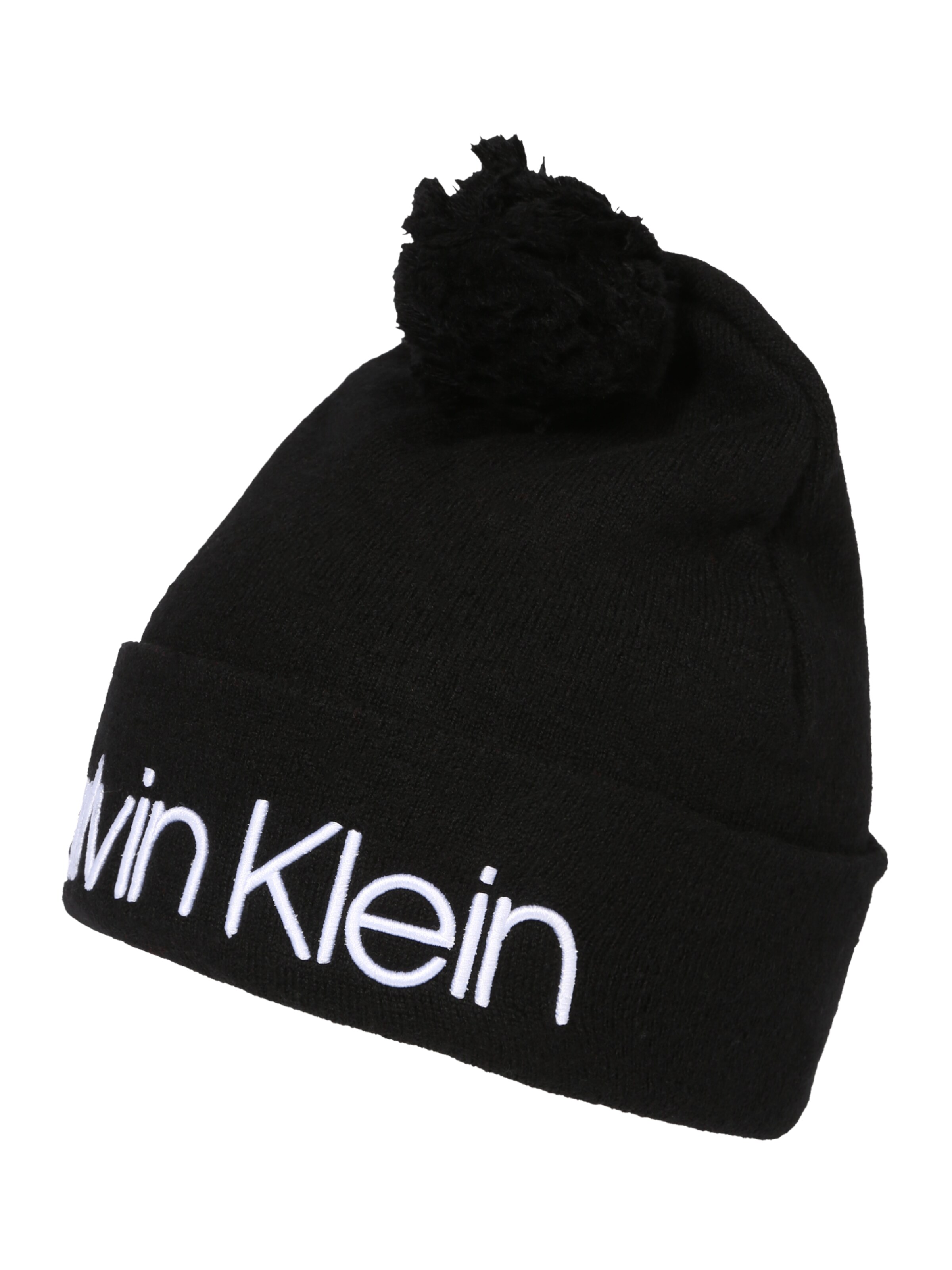 Calvin Klein - Muts 'POP POM' in de kleur Zwart