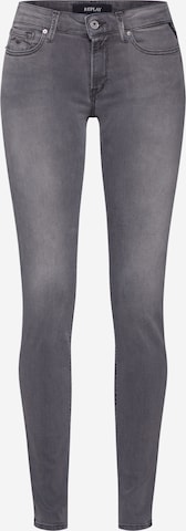 REPLAY Skinny Jeans 'NEW LUZ' in Grey: front