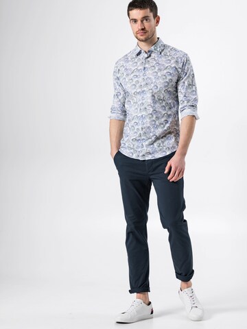 BOSS Slim fit Overhemd 'Mypop' in Blauw