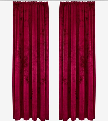 MY HOME Curtains & Drapes in Red: front