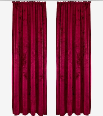 MY HOME Curtains & Drapes in Red: front