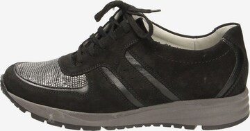 WALDLÄUFER Athletic Lace-Up Shoes in Black: front