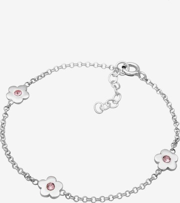 ELLI Armband 'Blume' in Silber