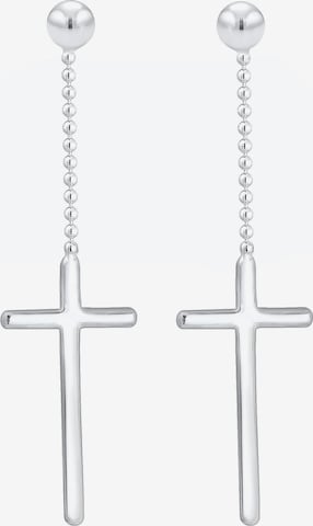 ELLI Ohrringe Kreuz in Silber