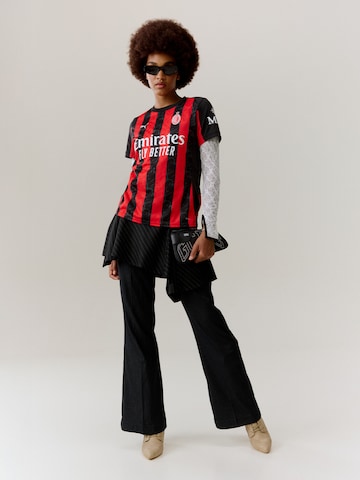 Striped Football Shirt Look