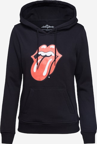 Merchcode Sweatshirt 'Rolling Stones' in Schwarz: predná strana