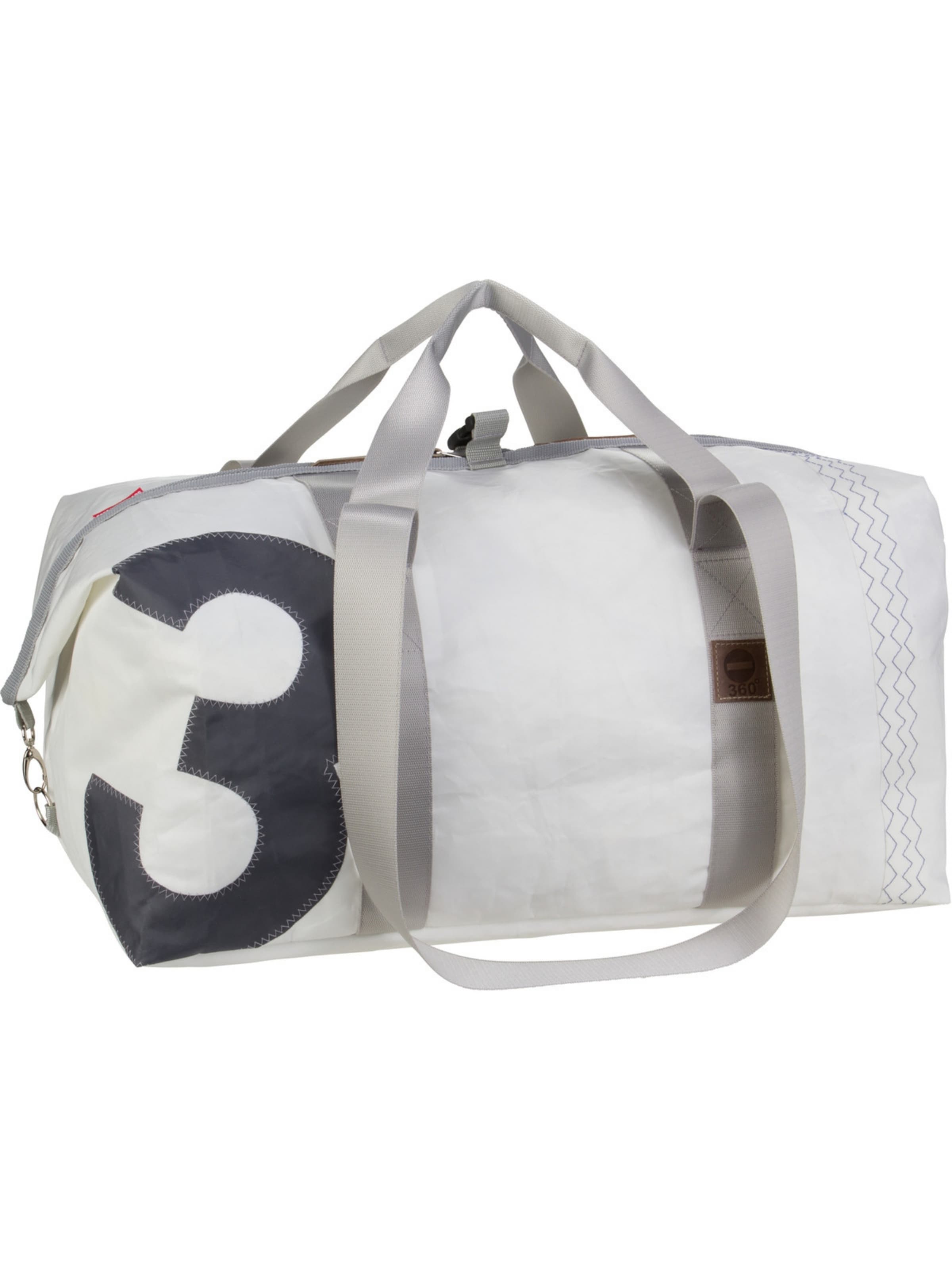 360 Grad Travel Bag ' Kutter XL ' in White: front