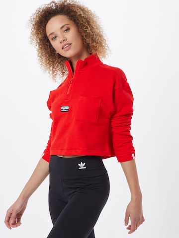 Sweat-shirt ADIDAS ORIGINALS en rouge : devant