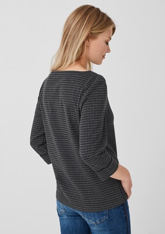 s.Oliver Sweatshirt in Schwarz