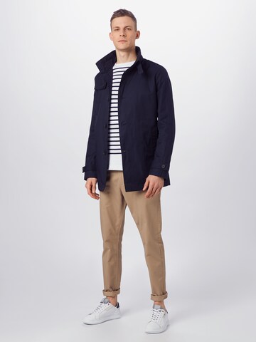 CINQUE Regular fit Between-Seasons Coat 'Gordon' in Blue