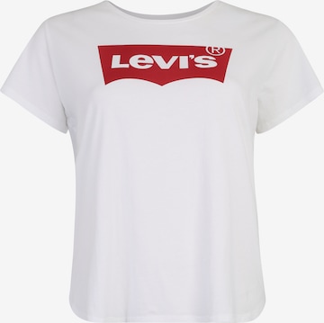 Levi's® Plus Μπλουζάκι 'PL Perfect Tee' σε λευκό: μπροστά