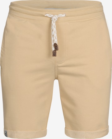 Regular Pantalon 'Aldrich' INDICODE JEANS en beige : devant