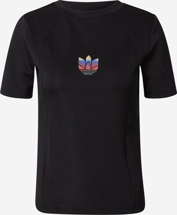 ADIDAS ORIGINALS Shirt 'Adicolor' in Zwart: voorkant