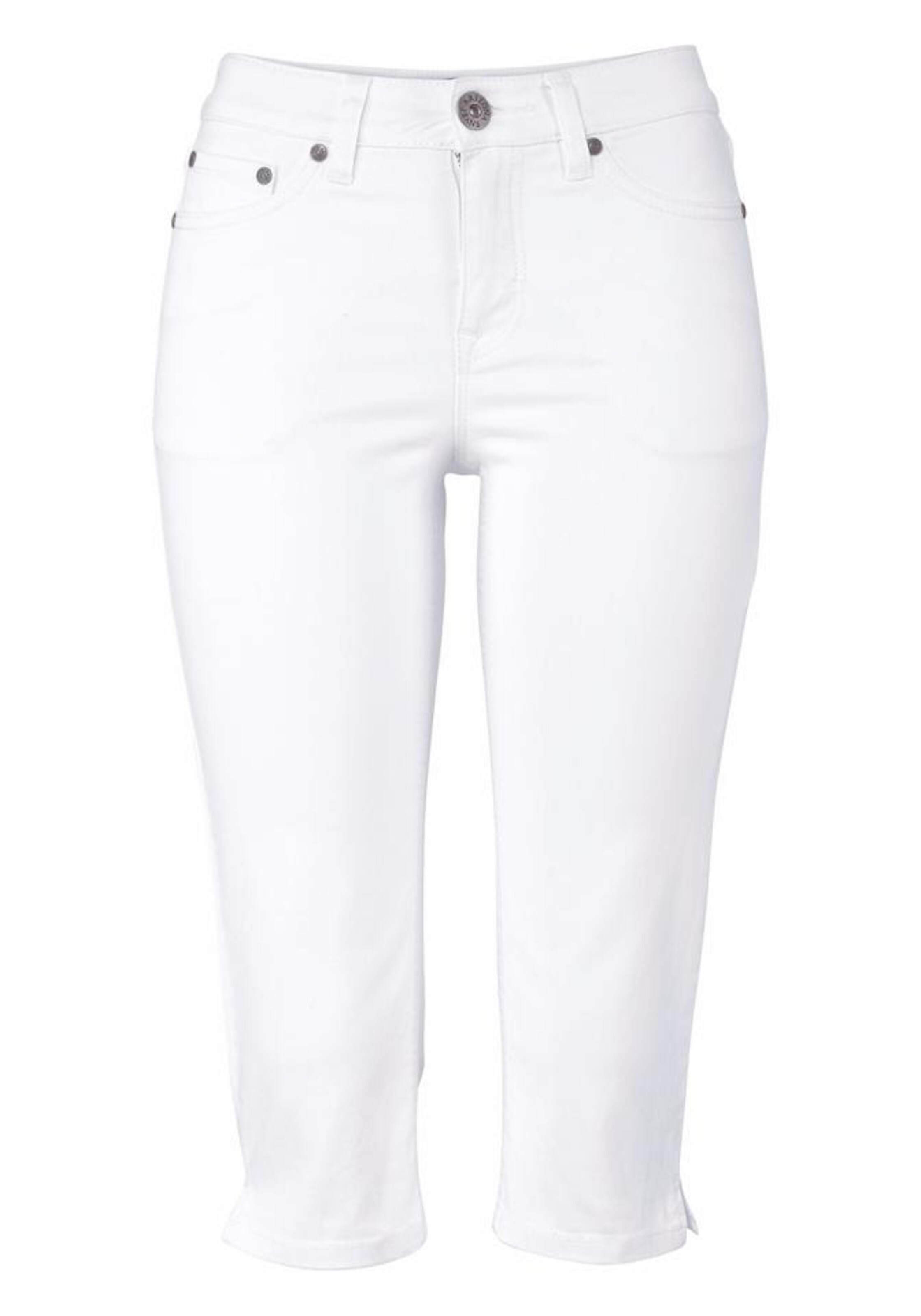 ARIZONA Caprijeans in Weiß: Vorderseite