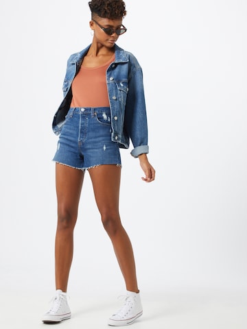 Regular Jean 'Ribcage Short' LEVI'S ® en bleu