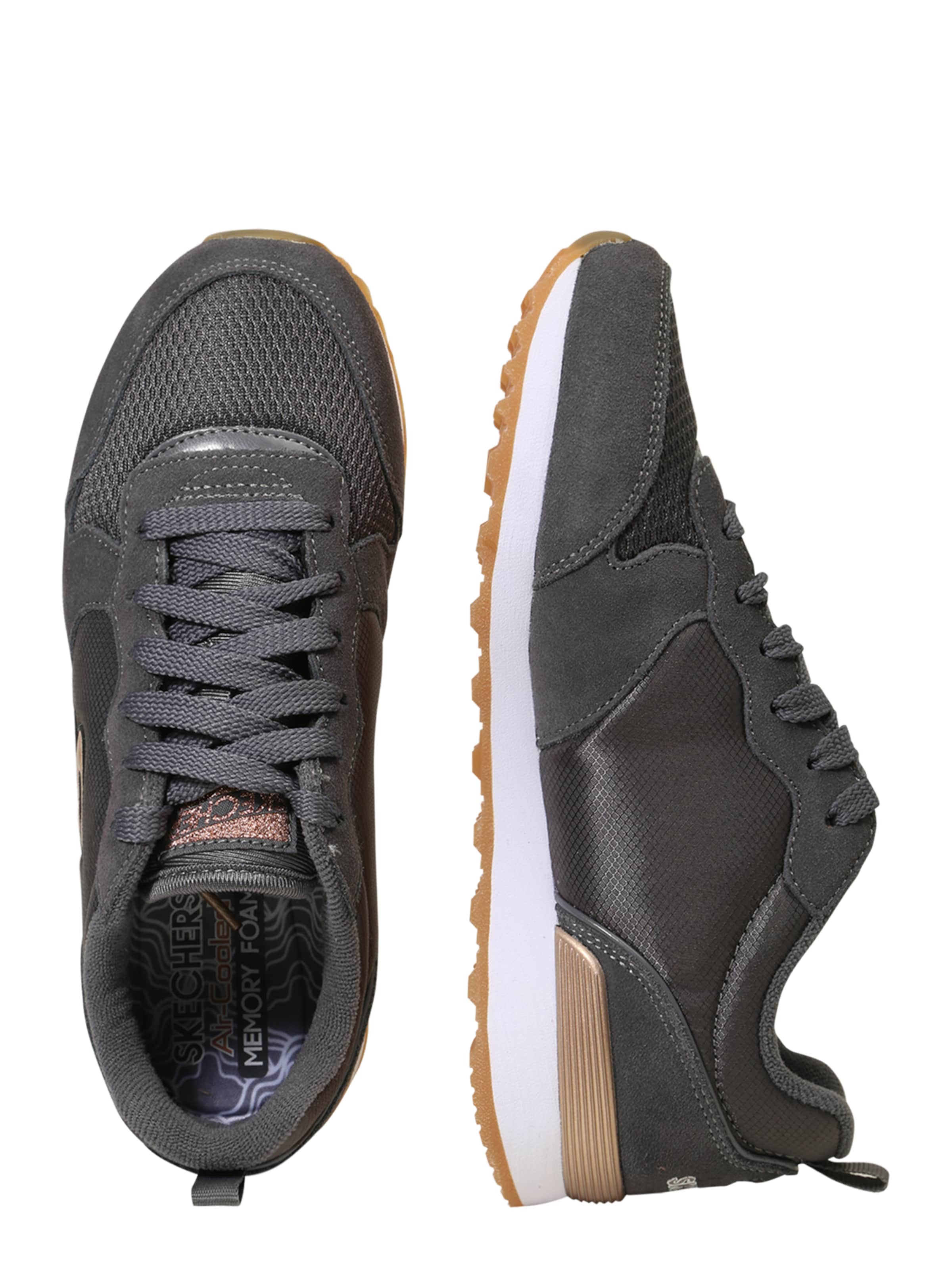 Baskets basses 'Gold'n Gurl' SKECHERS en gris