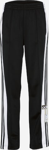 Loosefit Pantaloni de la ADIDAS ORIGINALS pe negru: față