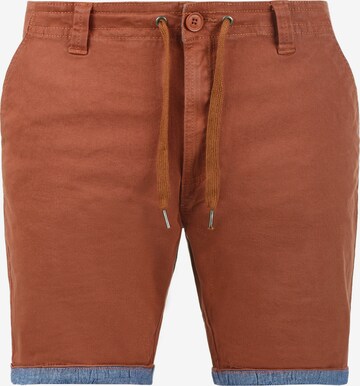 !Solid Chino Pants 'Lagoa' in Brown: front