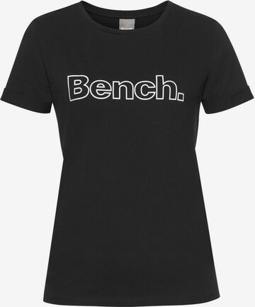 BENCH Μπλουζάκι σε μαύρο