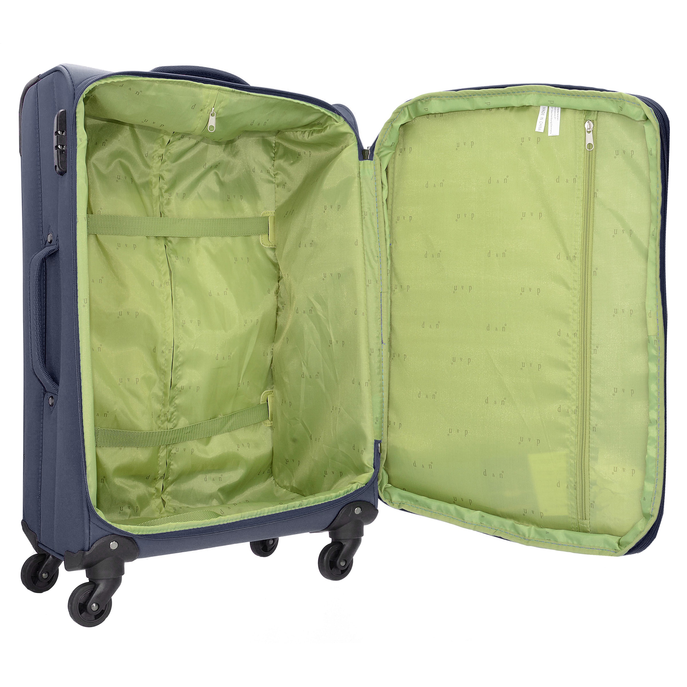 D&N Suitcase Set in Blue