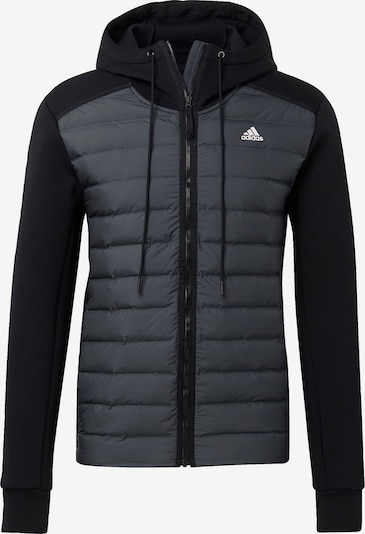 ADIDAS TERREX Veste outdoor 'Varilite Hybrid' en gris basalte / noir, Vue avec produit