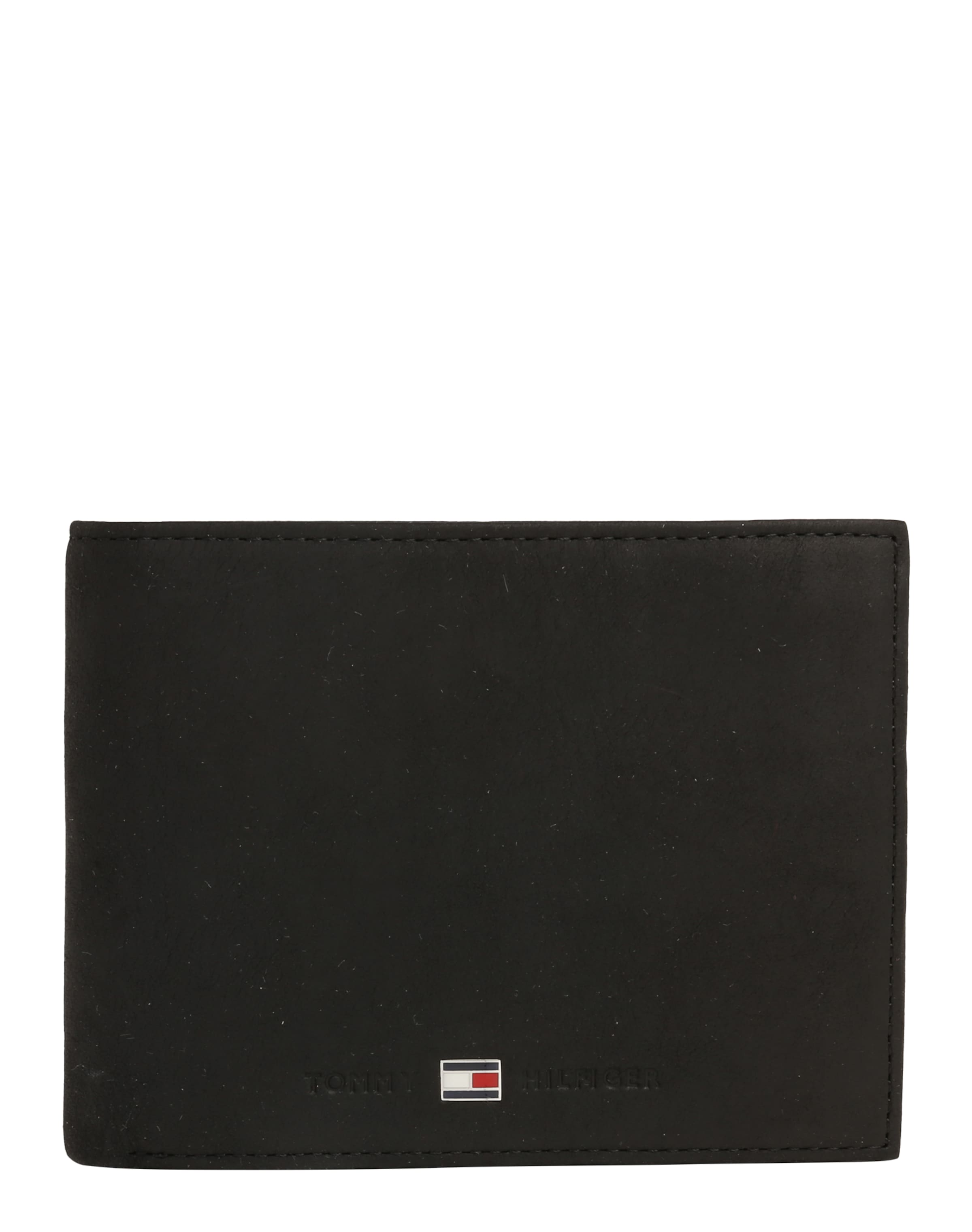 juoda TOMMY HILFIGER Piniginė 'Johnson': priekis