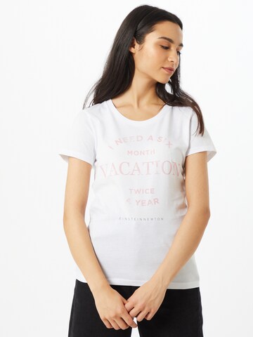 EINSTEIN & NEWTON T-shirt i vit: framsida