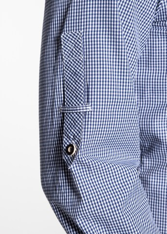 Coupe slim Chemise folklorique 'Dorf' SPIETH & WENSKY en bleu