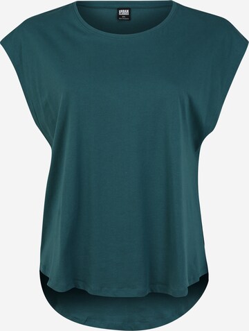 Urban Classics Shirt in Groen: voorkant