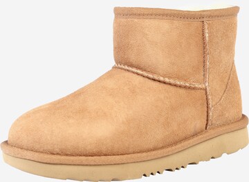 UGG Snow Boots 'Classic mini II' in Brown: front