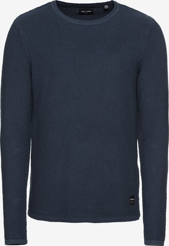 Only & Sons Pullover 'DAN' in Blau: predná strana