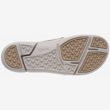 CLARKS T-Bar Sandals in Gold