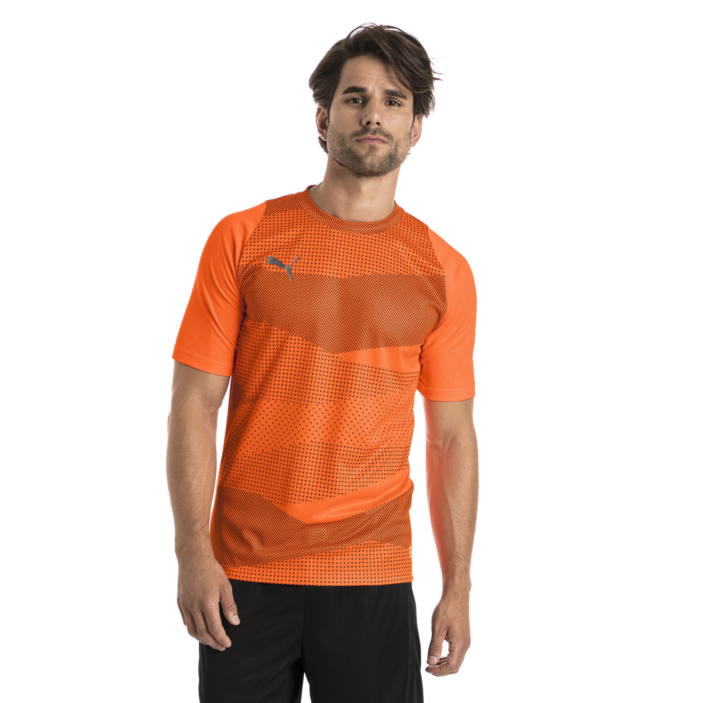 PUMA Performance Shirt in Orange: front