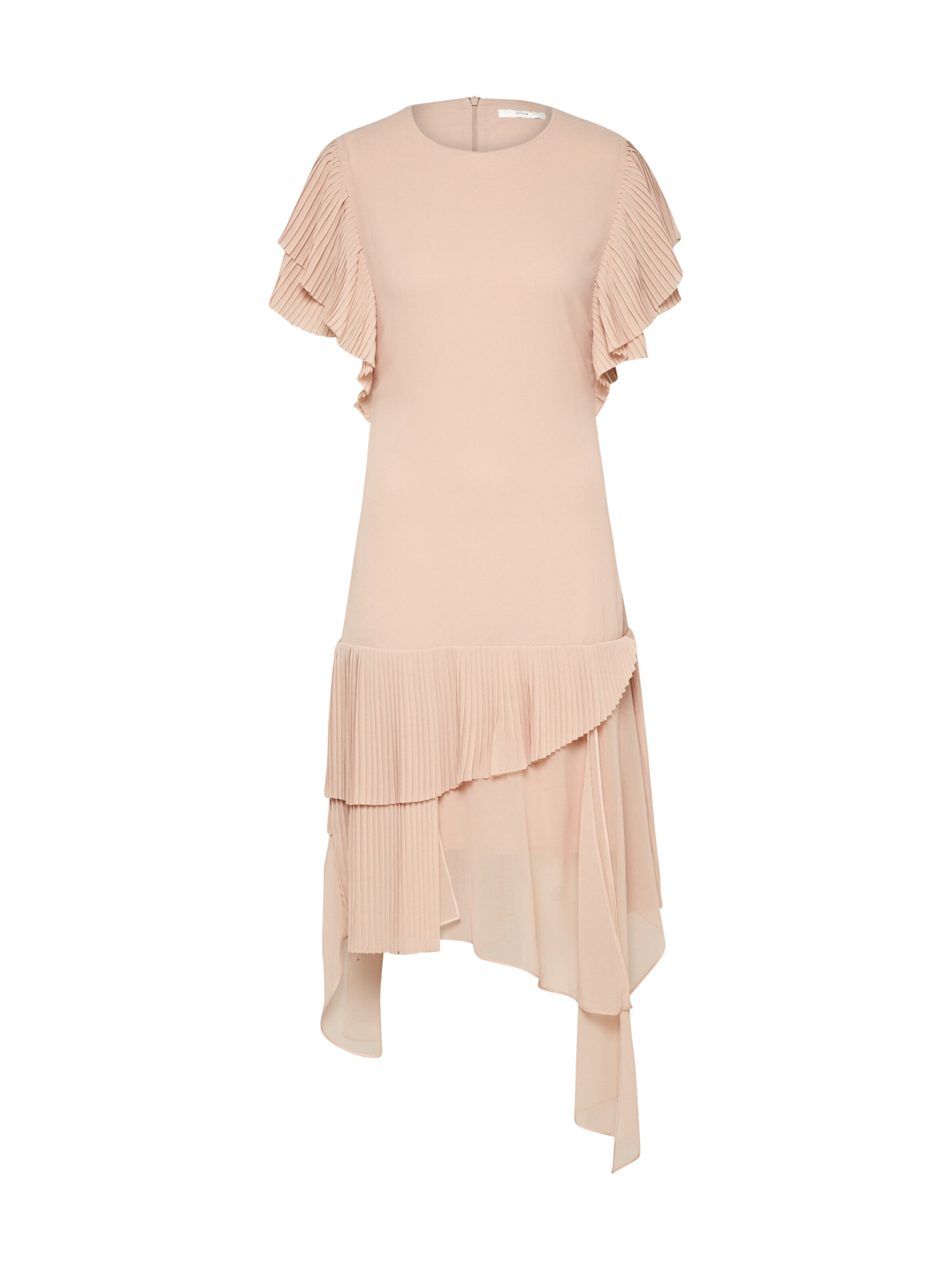 POSTYR - Cocktailjurk in de kleur Perzik