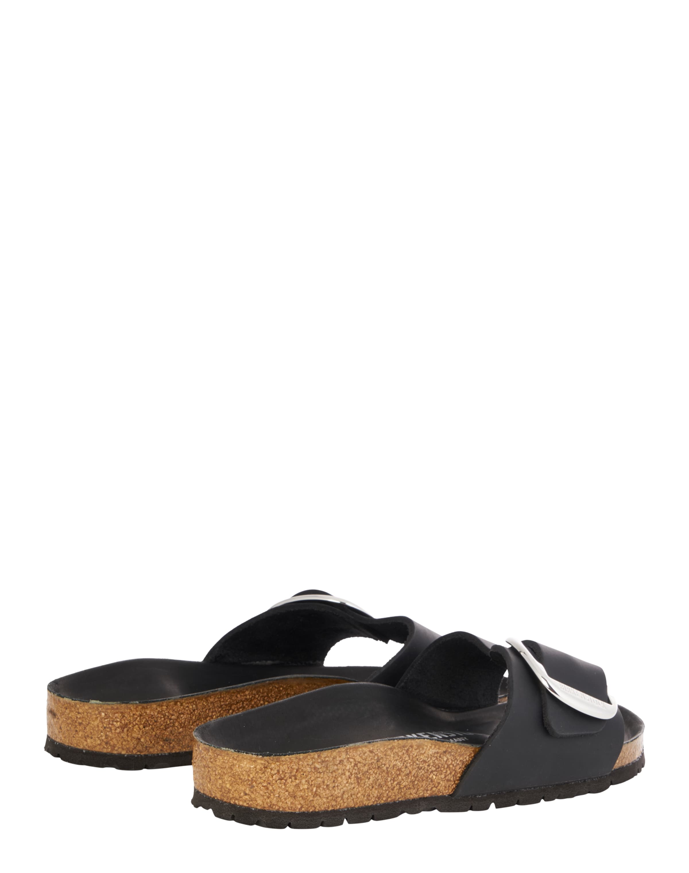 BIRKENSTOCK Žabky 'Madrid' – černá: zadní strana