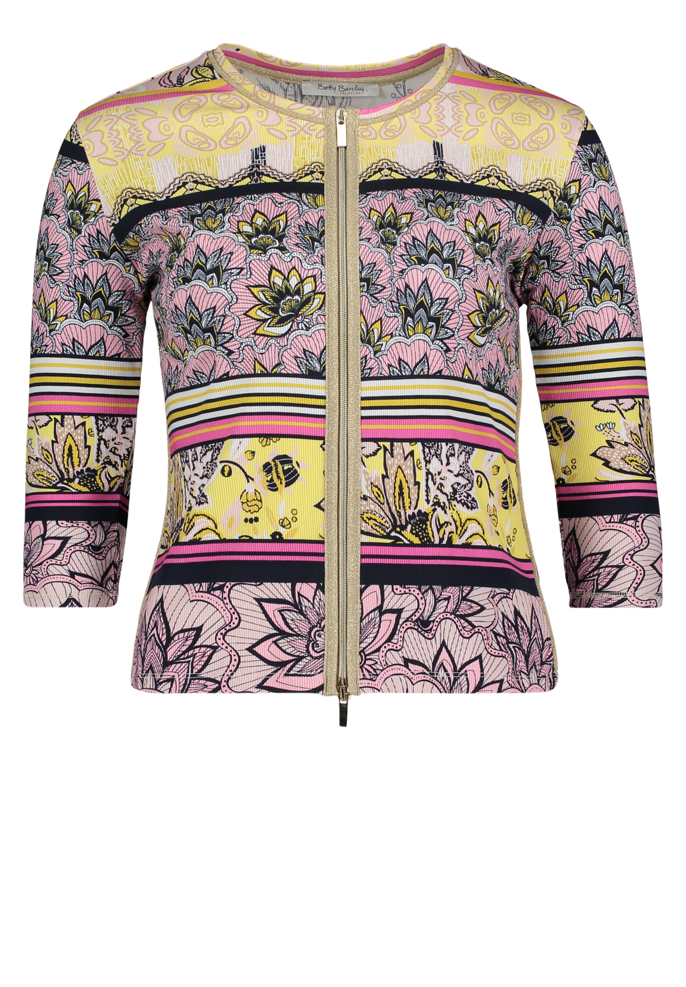 Betty Barclay - Gebreid vest in de kleur Geel