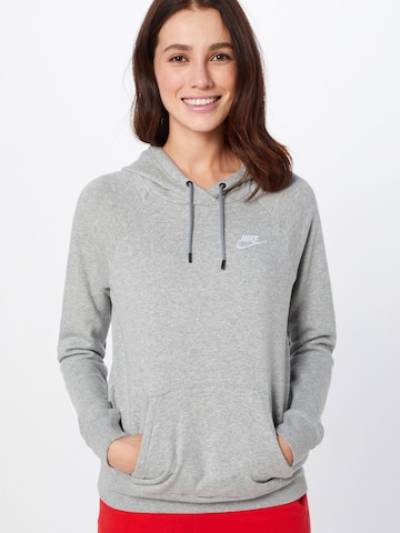 Bluză de molton de la Nike Sportswear pe gri: față