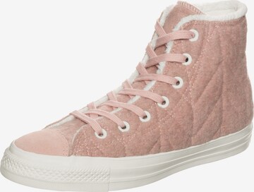 CONVERSE Sneakers hoog 'Chuck Taylor All Star' in Roze: voorkant