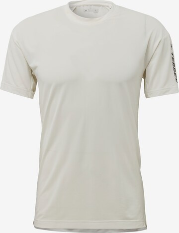 adidas Terrex Funktionsshirt in Weiß: front