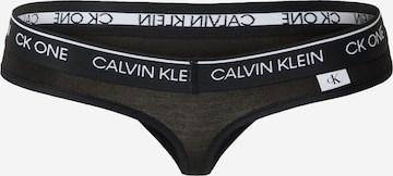 Calvin Klein Underwear tavaline Stringid, värv must: eest vaates