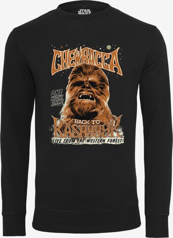 Mister Tee Sweatshirt  'Chewbacca' in Schwarz: predná strana