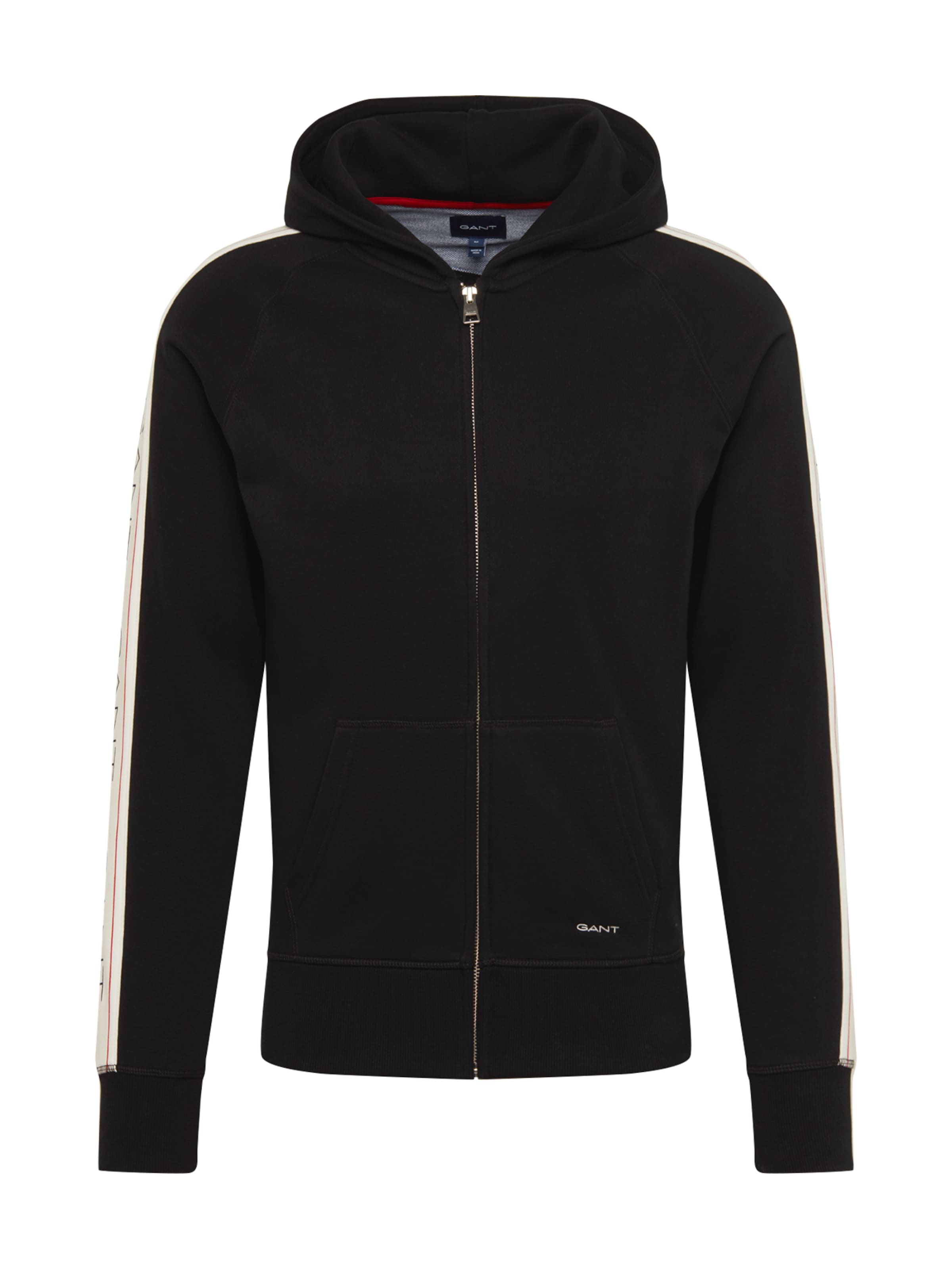 GANT - Sweatvest in de kleur Zwart