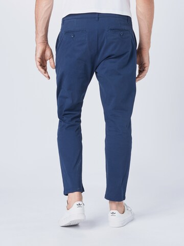Only & Sons Slim fit Pleat-Front Pants 'CAM ' in Blue