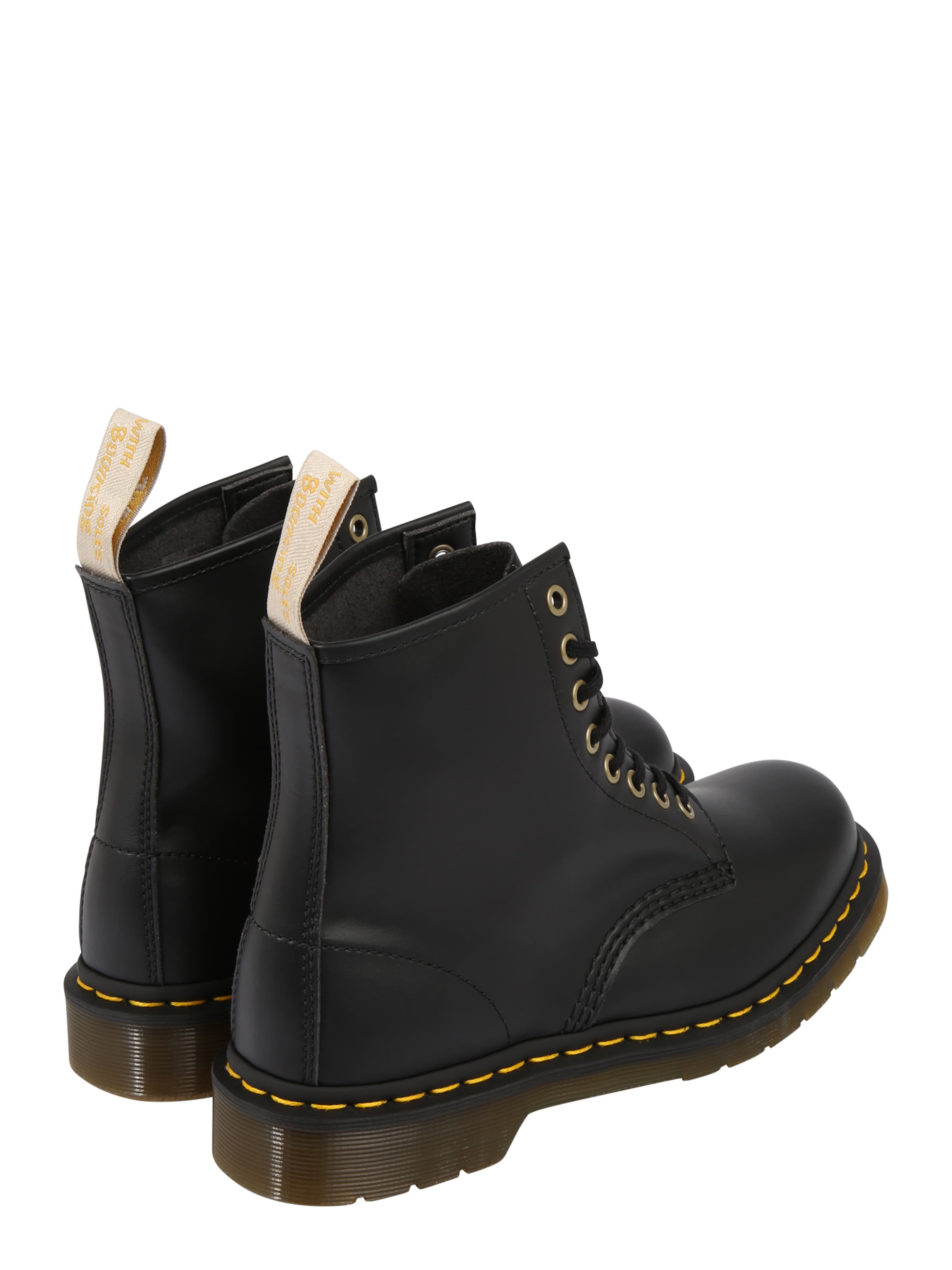 Boots stringati '1460' di Dr. Martens in nero: dietro