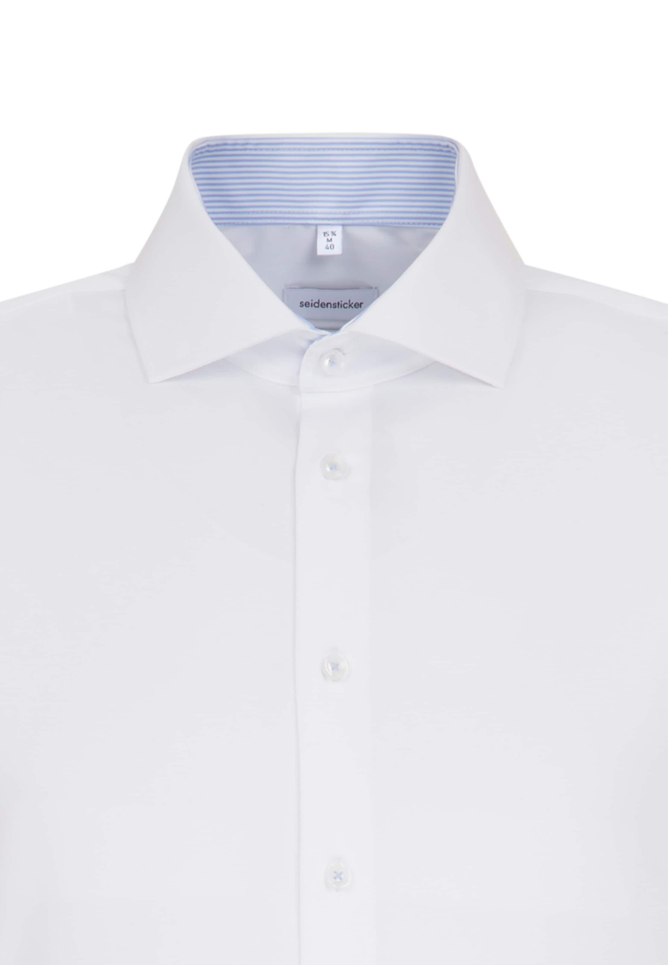 Coupe slim Chemise business SEIDENSTICKER en blanc